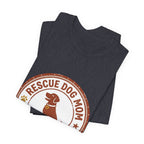 Rescue Dog Mom Tee | rescue pride, fur baby shirt