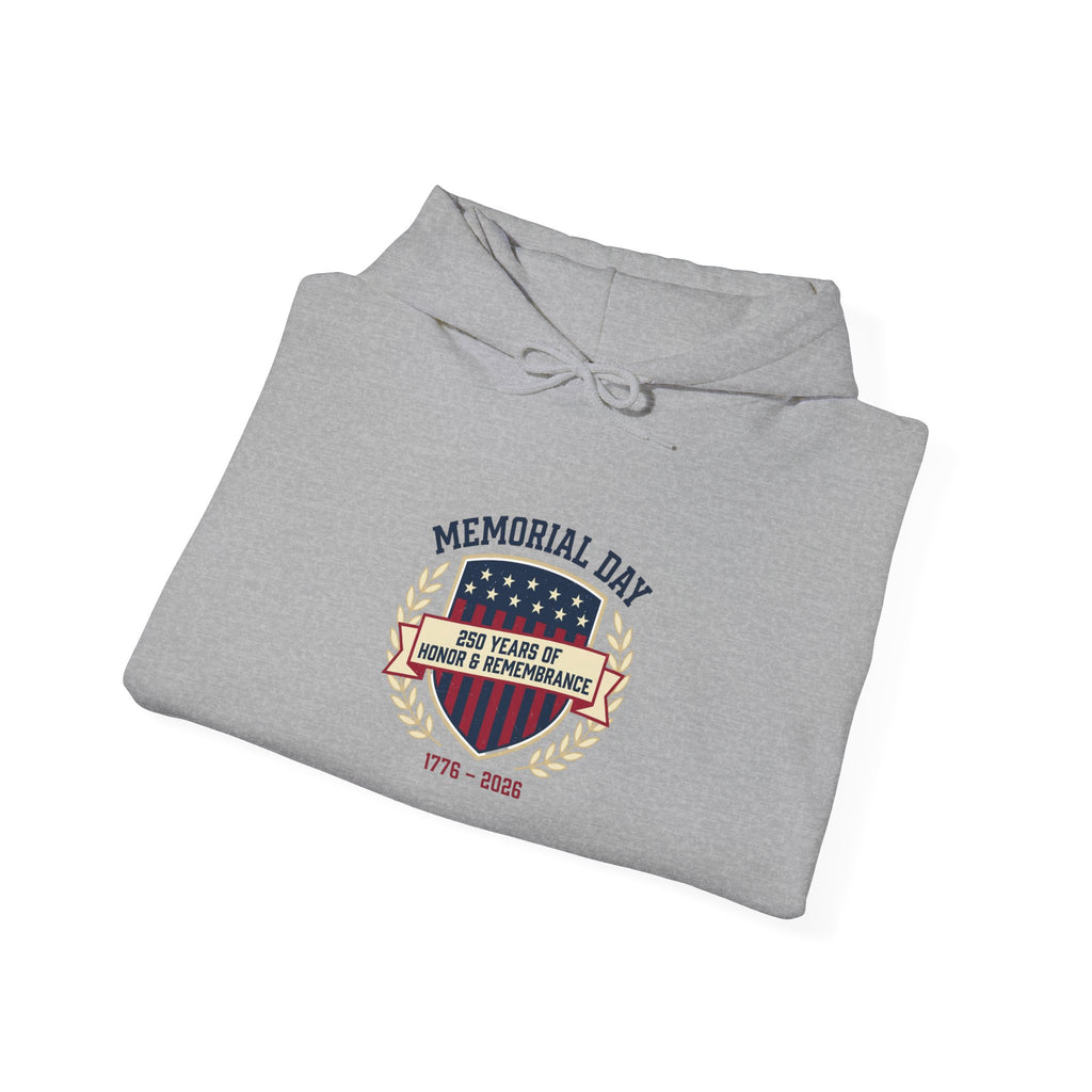 USA 250 Memorial Day Hoodie | 1776–2026 Patriotic Vintage, red white and blue