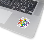 No Hate in My Paint Sticker | queer basketball, pride protest