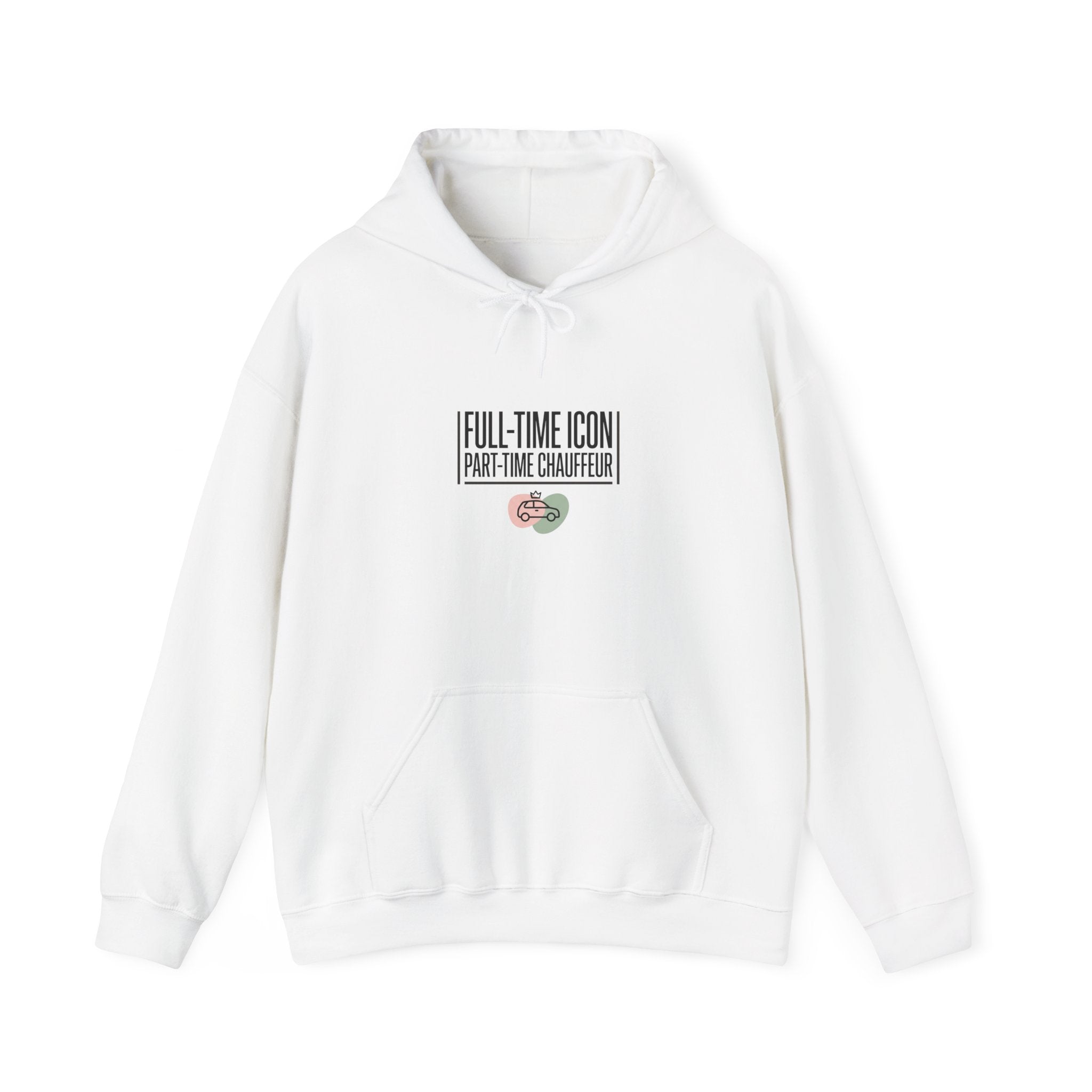 Full-Time Icon Hoodie | minimalist mom life, streetwear mom
