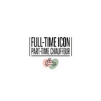 Full-Time Icon Part-Time Chauffeur Sticker | mom life, minimalist mom