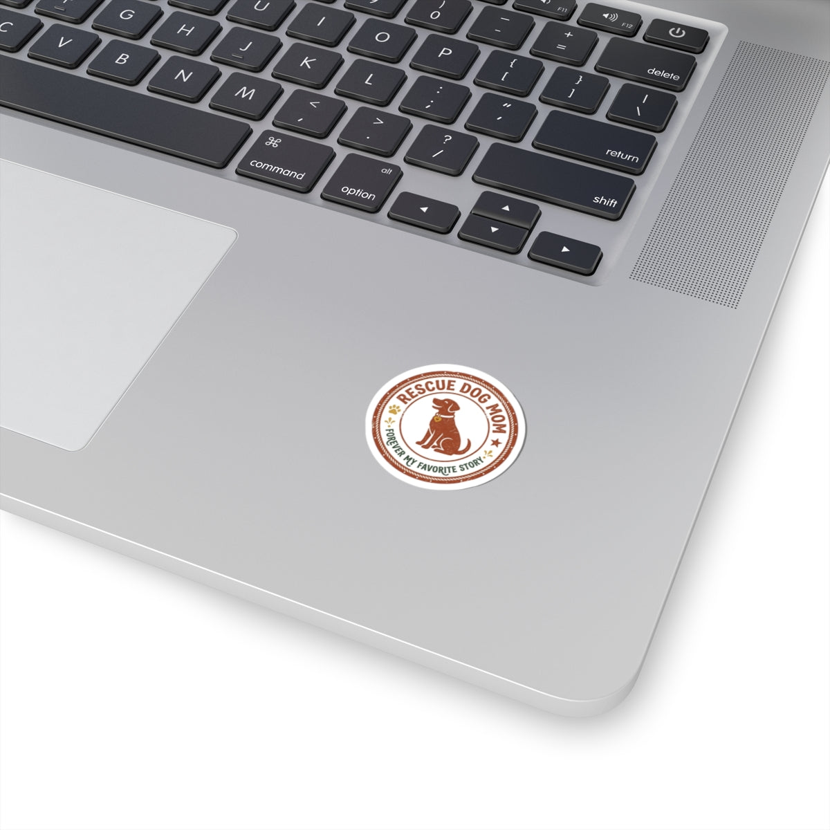 Rescue Dog Mom Sticker | rescue pride, fur baby decal