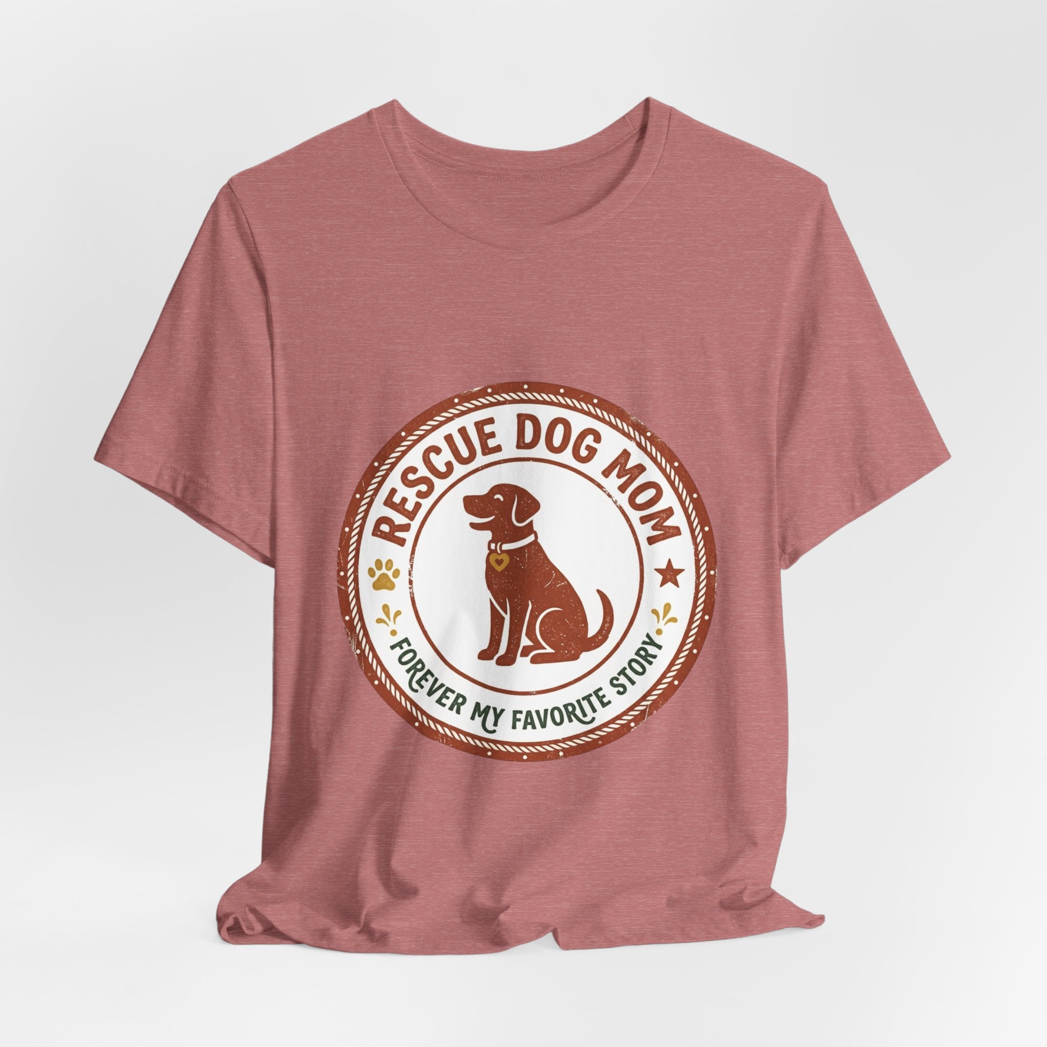 Rescue Dog Mom Tee | rescue pride, fur baby shirt