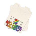 No Hate In My Paint Tee | queer basketball, inclusion, pride protest wear