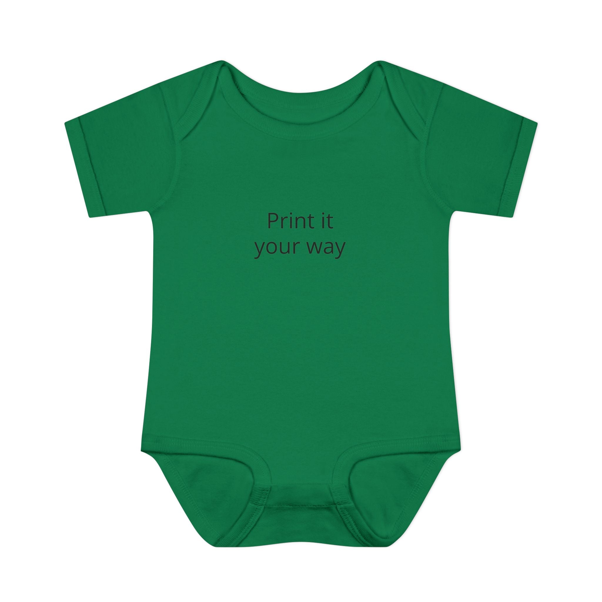 Infant Bodysuit — Customizable Baby One-Piece ("Print it your way")