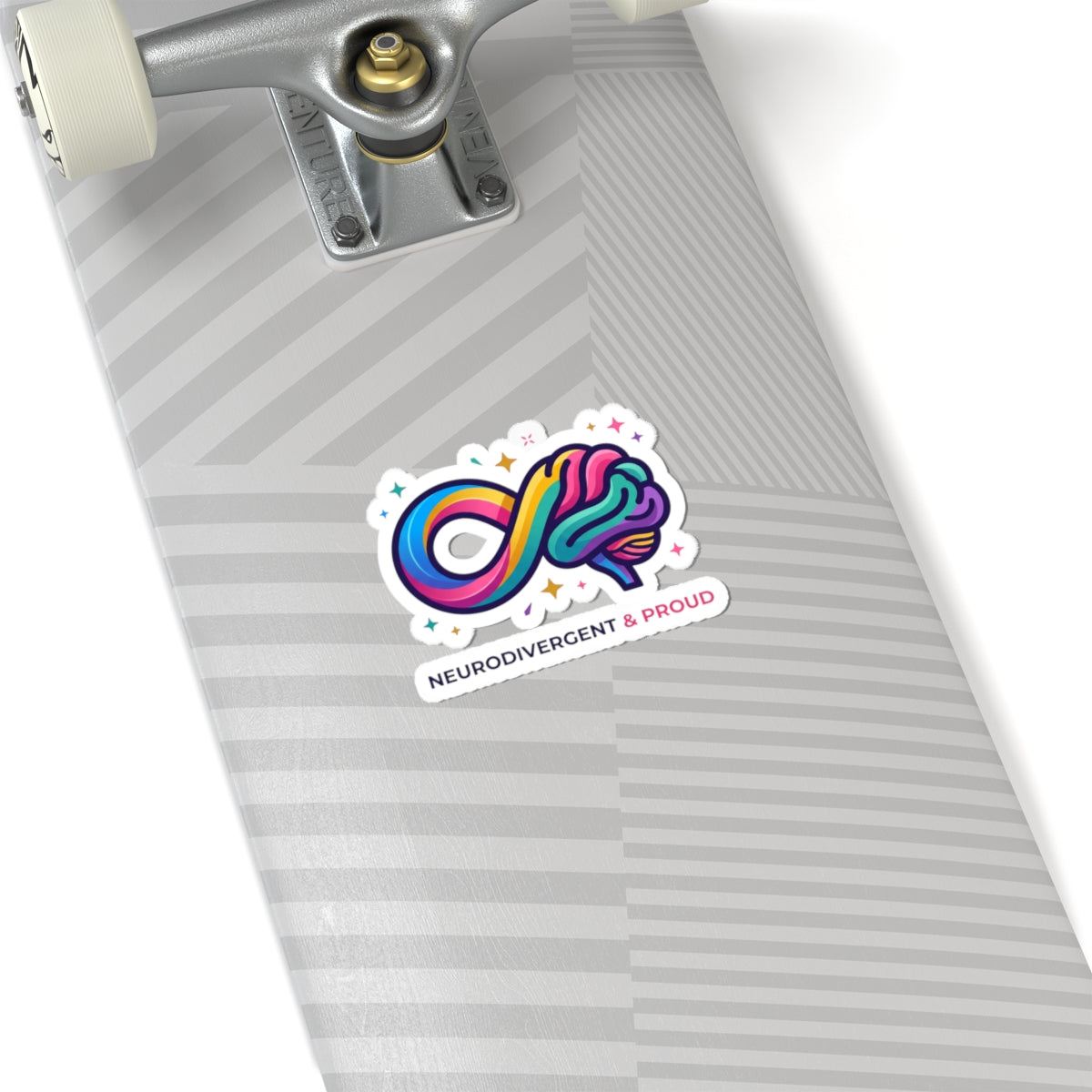 Neurodivergent & Proud Kiss-Cut Stickers | Autistic Pride, Sensory-Friendly