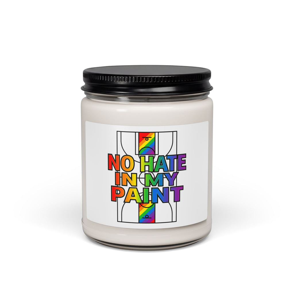 No Hate In My Paint Candle | queer basketball, inclusion soy candle