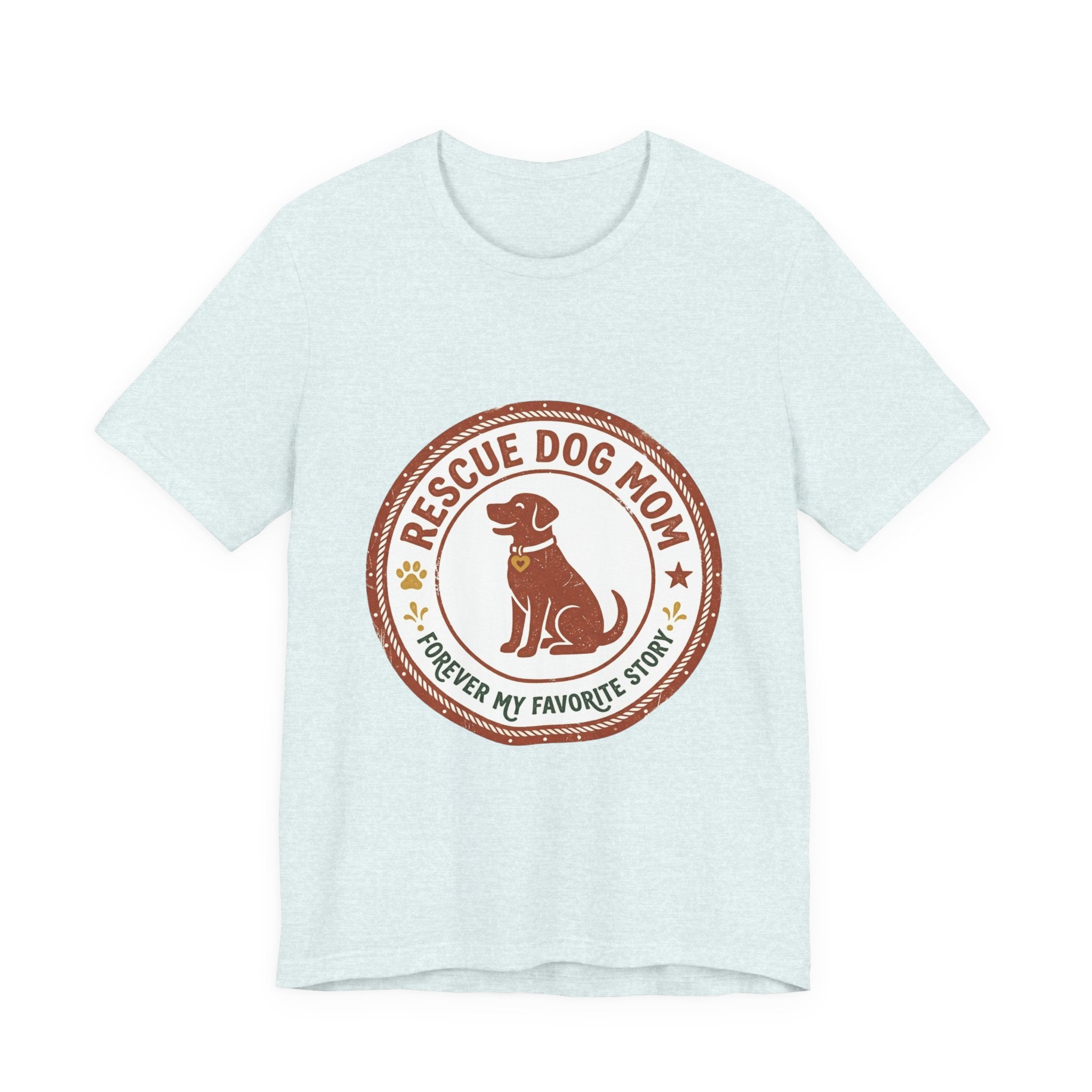 Rescue Dog Mom Tee | rescue pride, fur baby shirt
