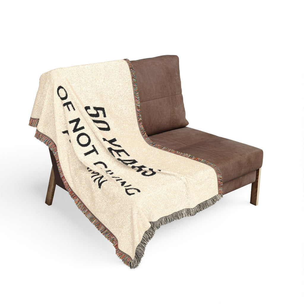 Woven Blanket — ‘50 Years of Love’ Anniversary Woven Throw