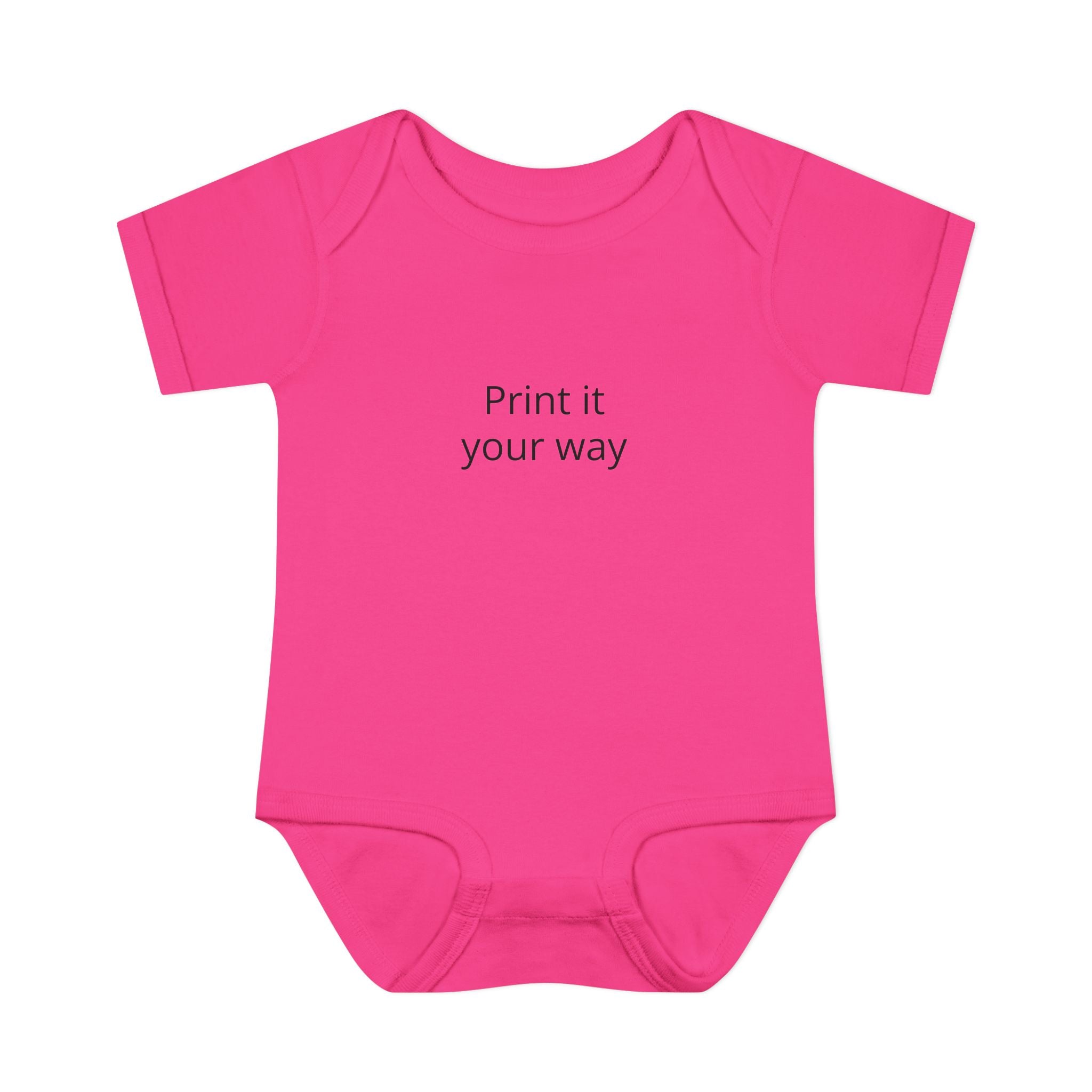 Infant Bodysuit — Customizable Baby One-Piece ("Print it your way")