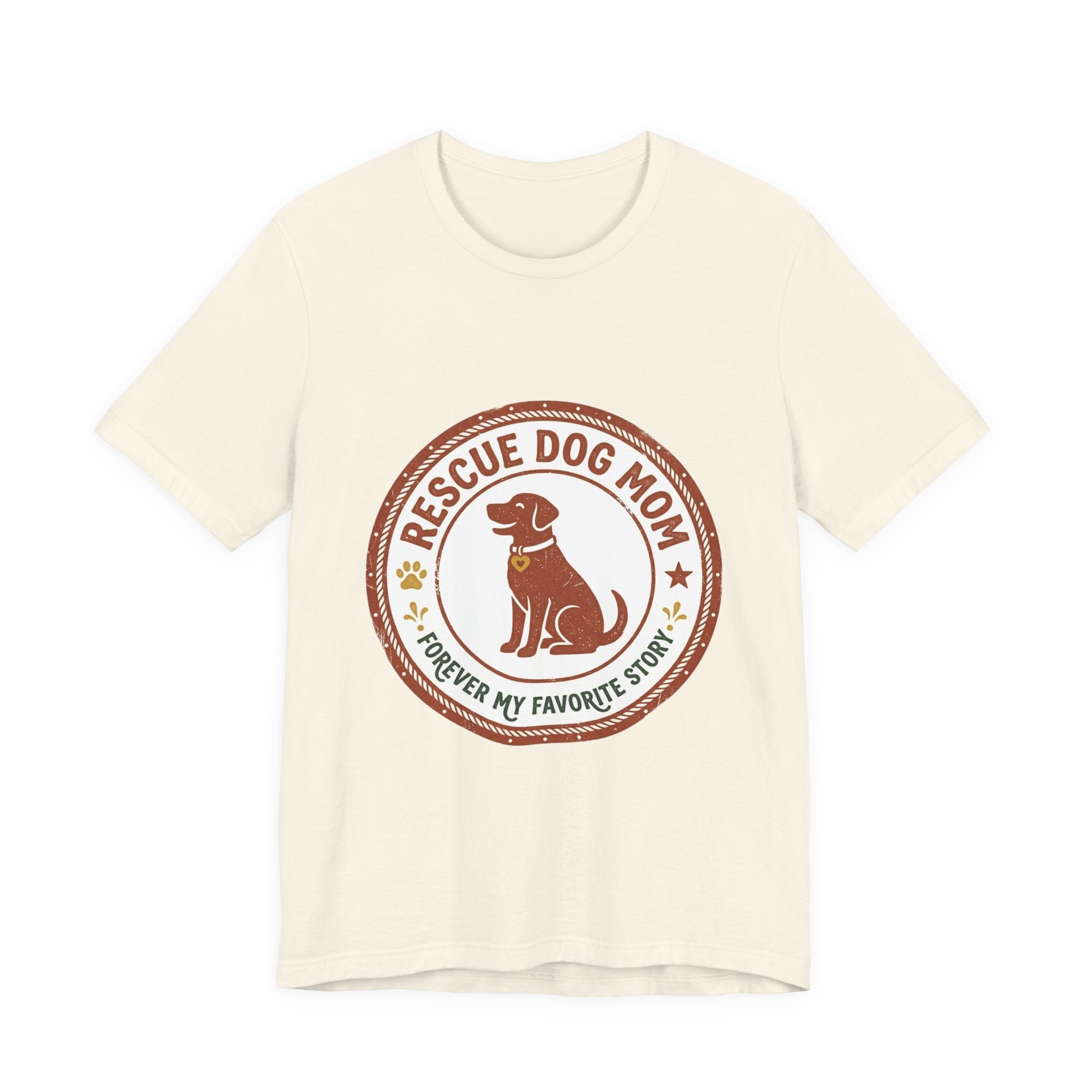 Rescue Dog Mom Tee | rescue pride, fur baby shirt