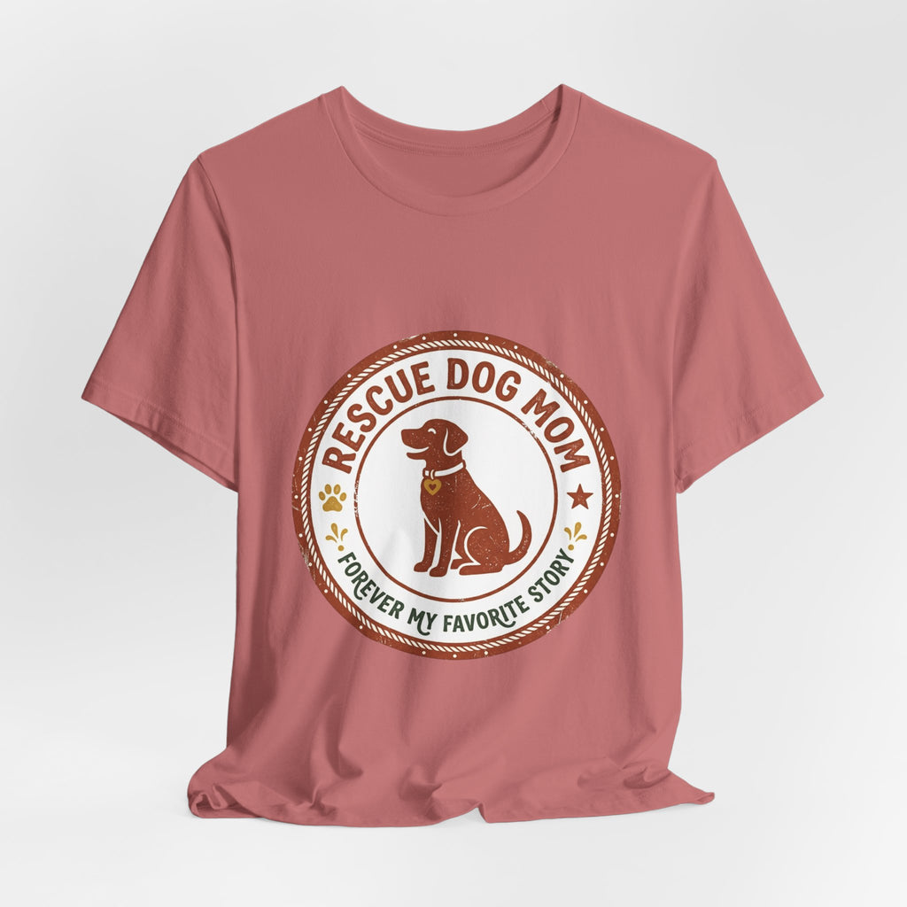 Rescue Dog Mom Tee | rescue pride, fur baby shirt