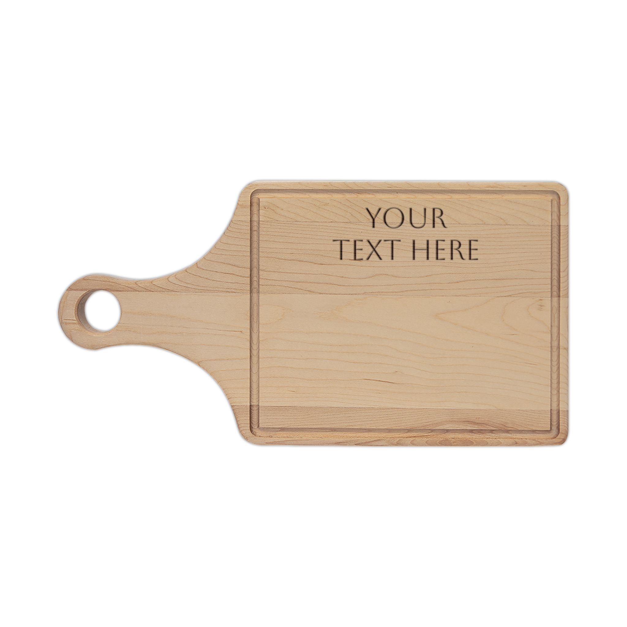 Personalized Engraved Wooden Cutting Board — Custom Engraving