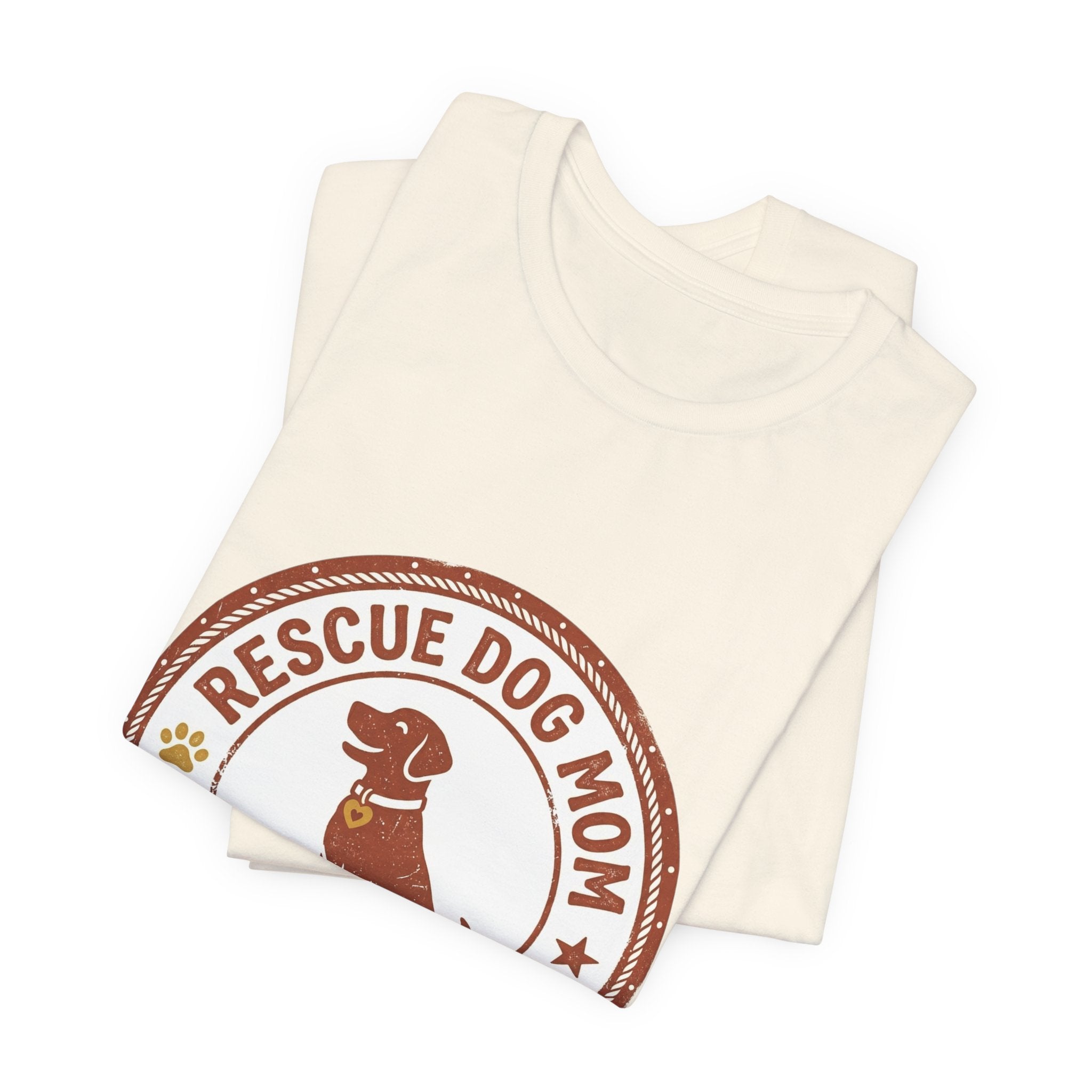 Rescue Dog Mom Tee | rescue pride, fur baby shirt