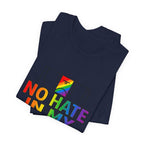 No Hate In My Paint Tee | queer basketball, inclusion, pride protest wear