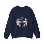 Memorial Day 250 Shield Crewneck Sweatshirt | USA 250, patriotic vintage