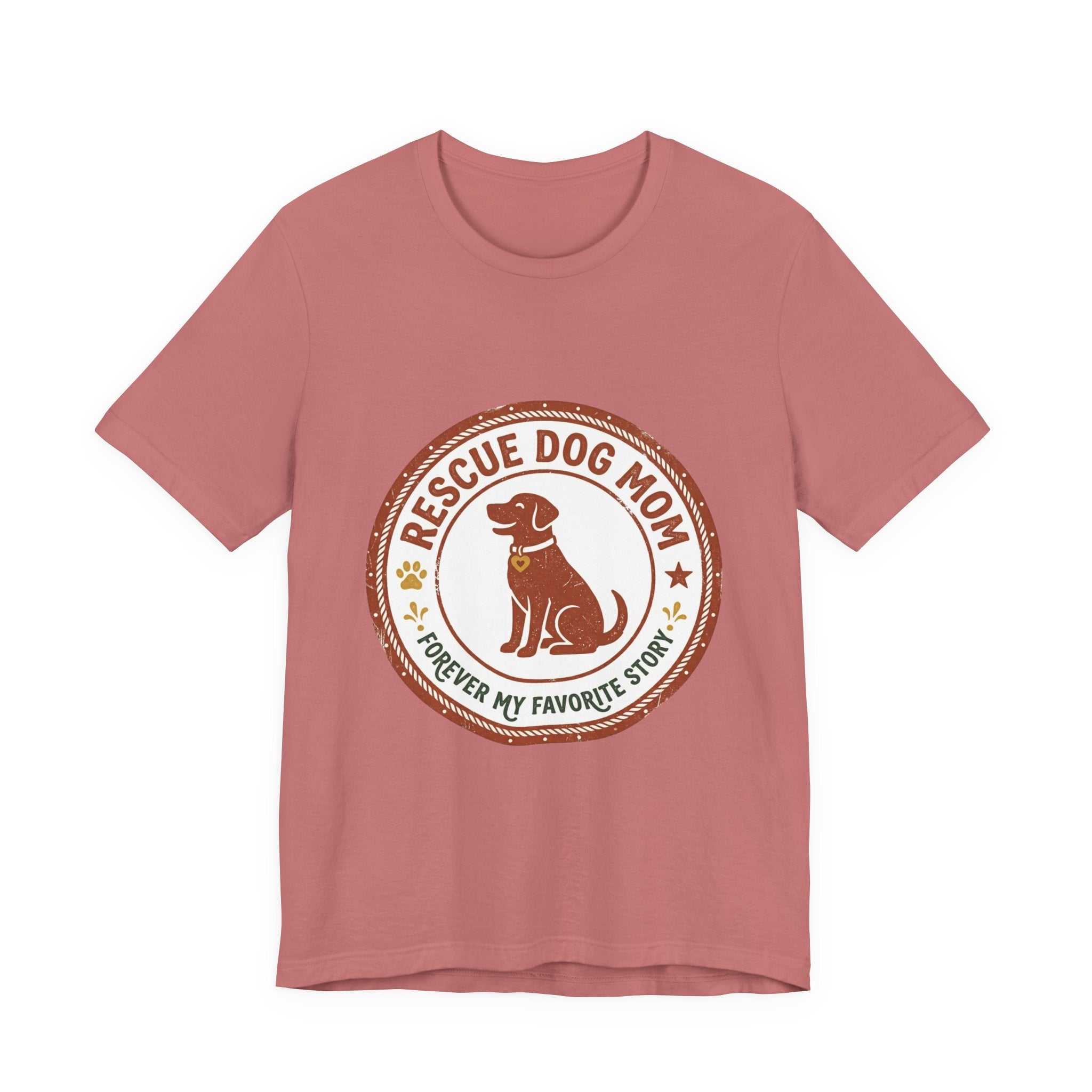 Rescue Dog Mom Tee | rescue pride, fur baby shirt