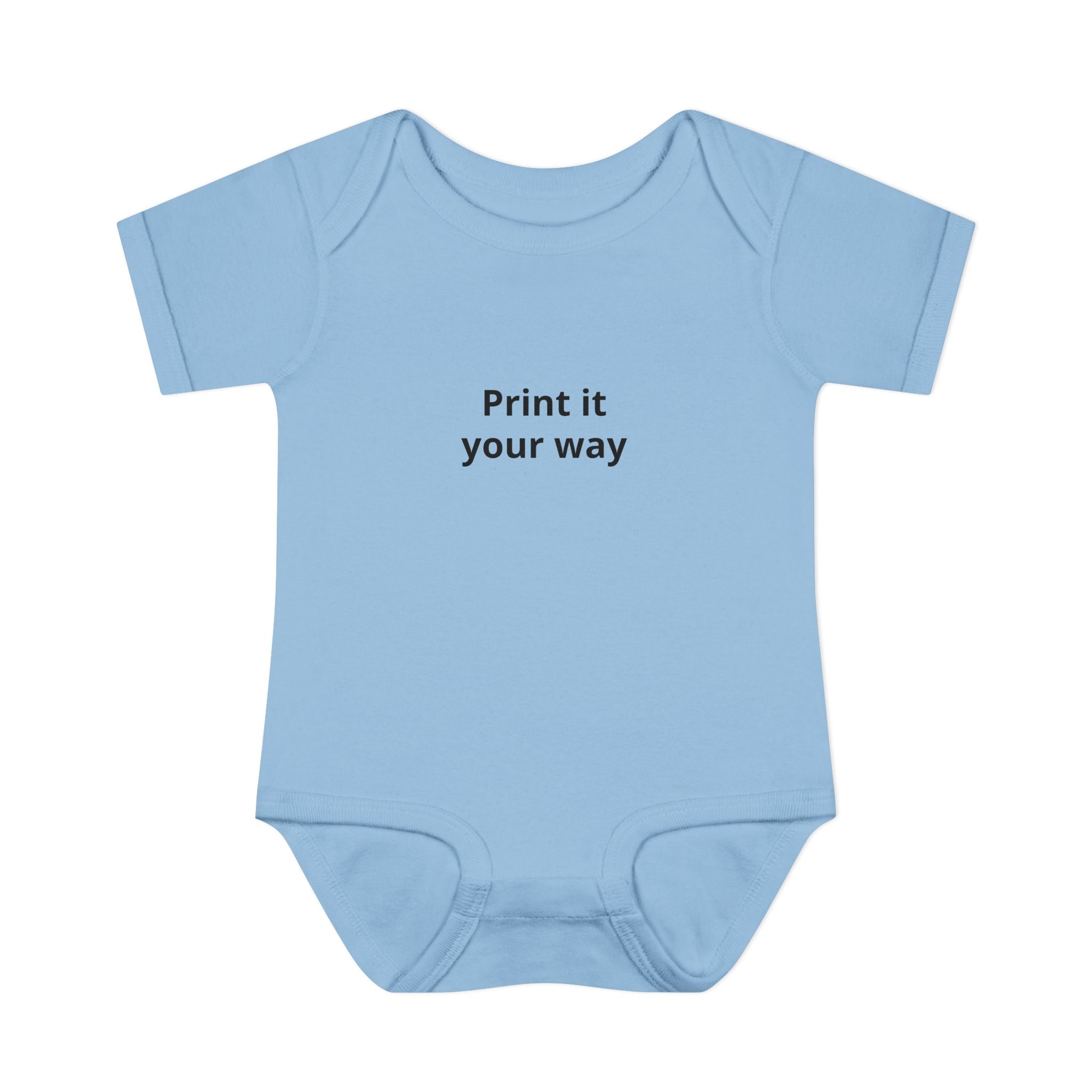 Infant Bodysuit — Customizable Baby One-Piece ("Print it your way")