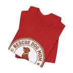 Rescue Dog Mom Tee | rescue pride, fur baby shirt