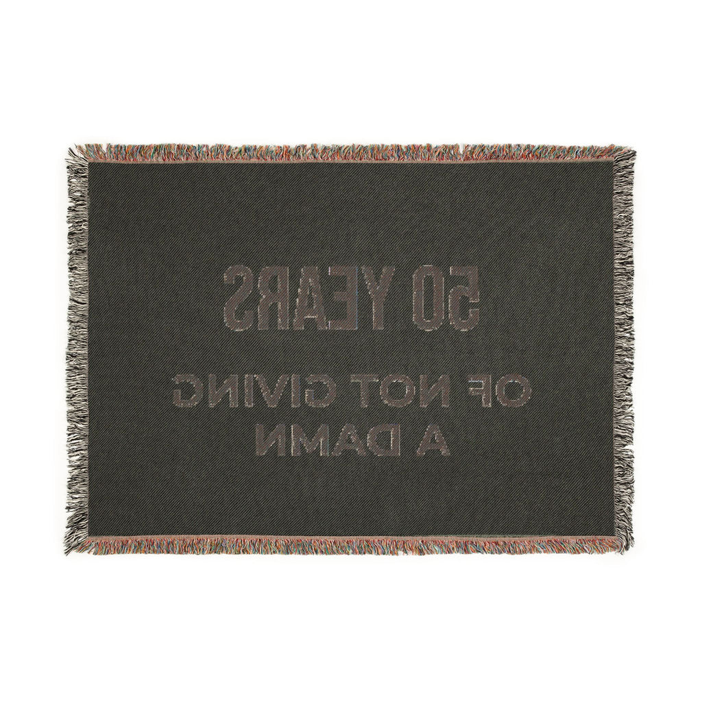 Woven Blanket — ‘50 Years of Love’ Anniversary Woven Throw