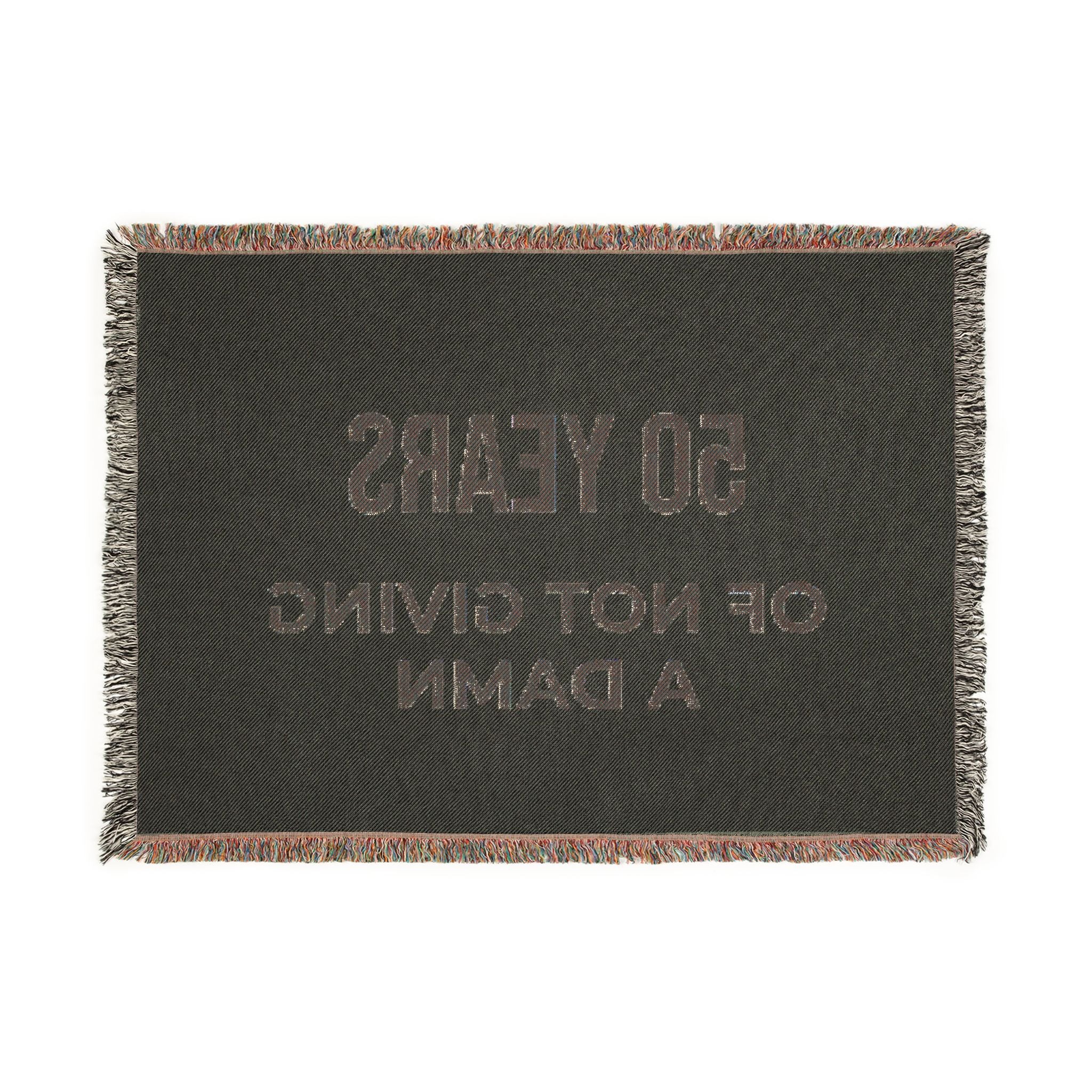 Woven Blanket — ‘50 Years of Love’ Anniversary Woven Throw