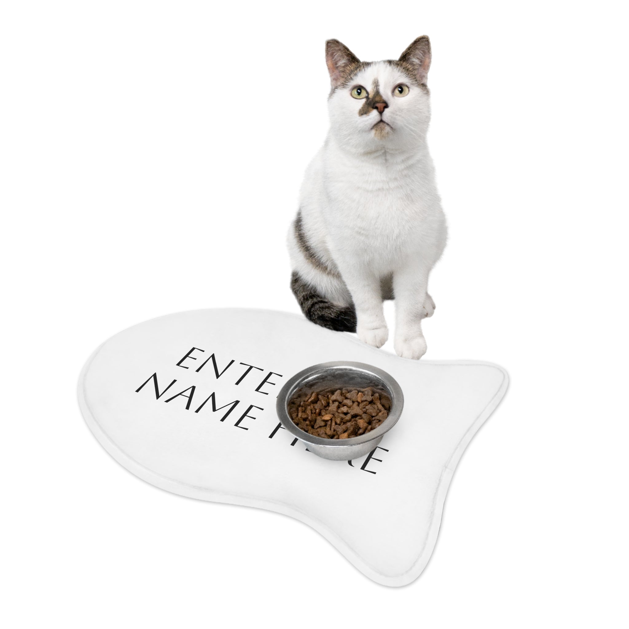 Custom Pet Feeding Mat – Personalized Dog & Cat Bowl Placemat