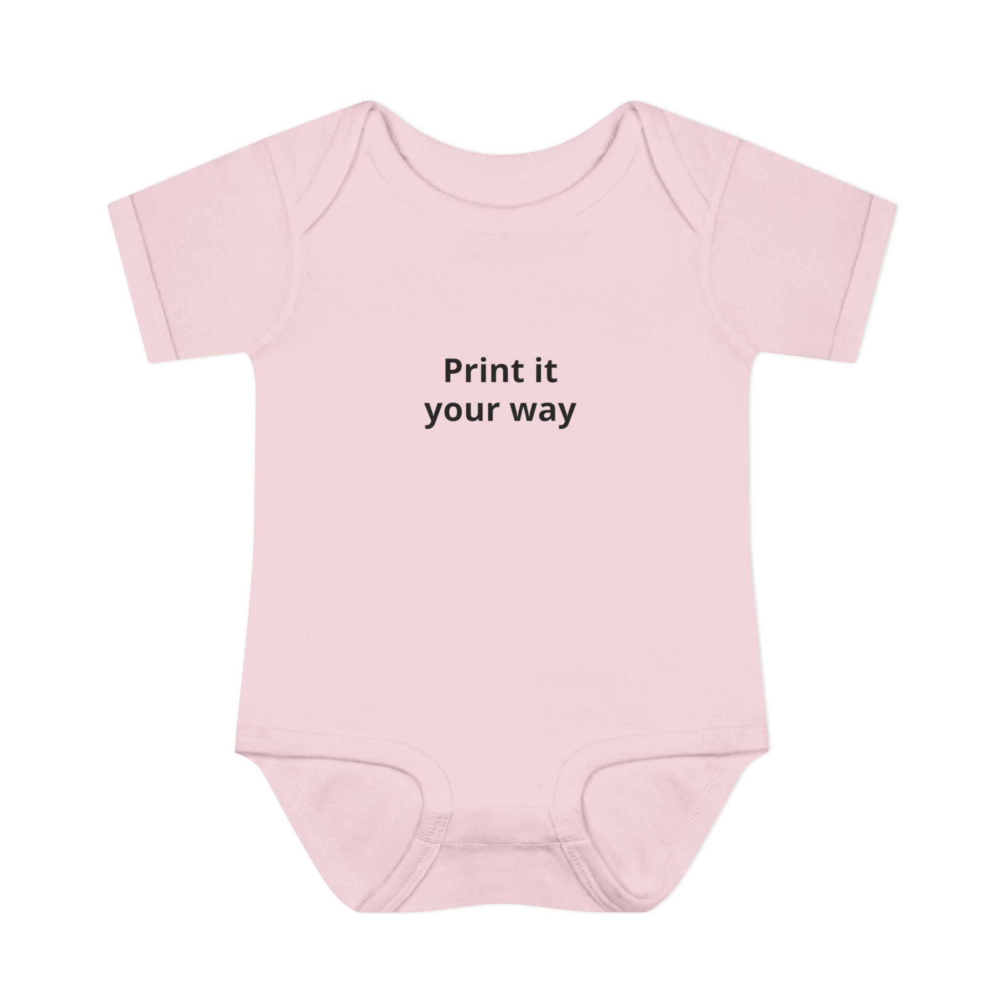 Infant Bodysuit — Customizable Baby One-Piece ("Print it your way")