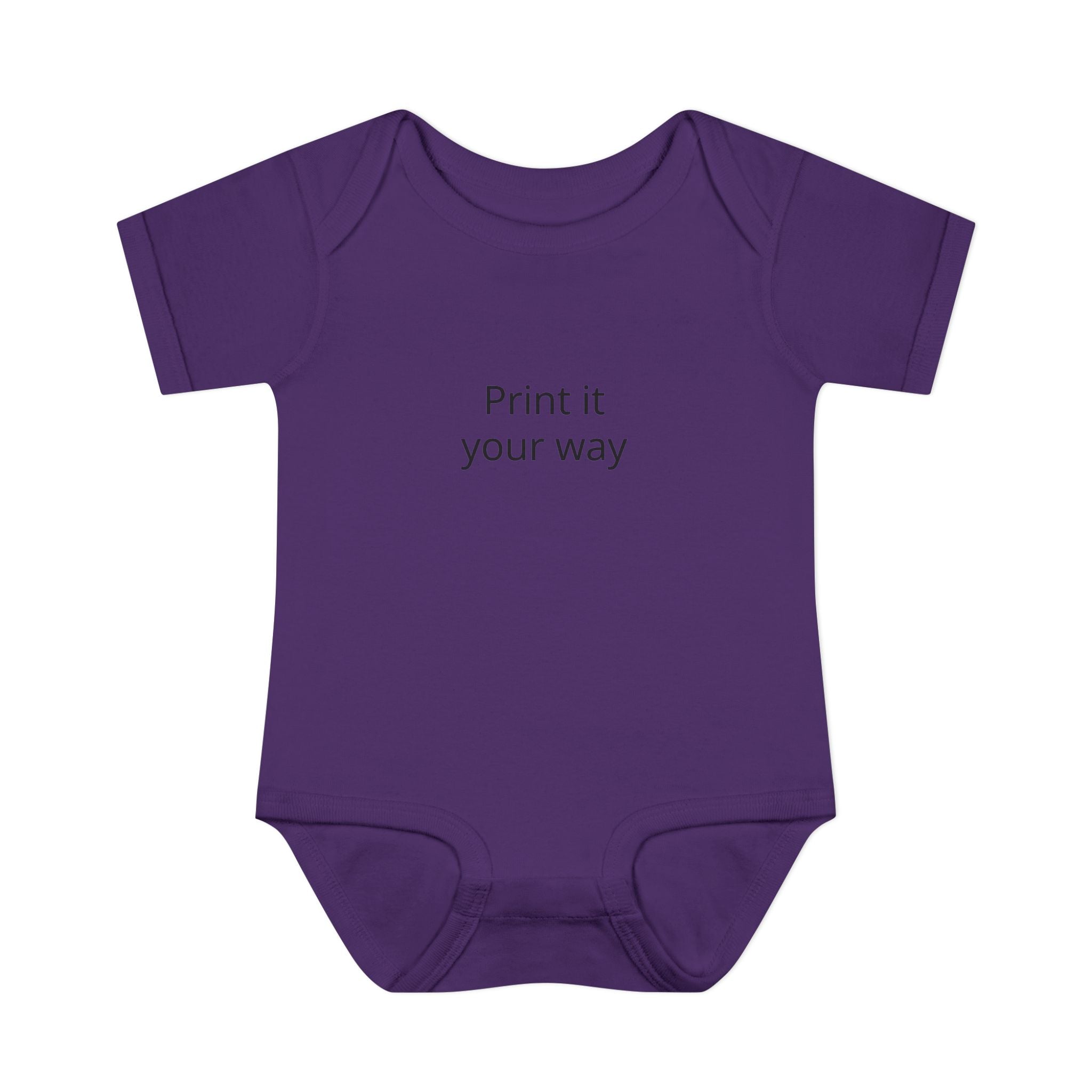Infant Bodysuit — Customizable Baby One-Piece ("Print it your way")