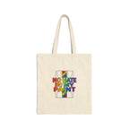 No Hate In My Paint Tote | queer basketball, inclusion, pride accents