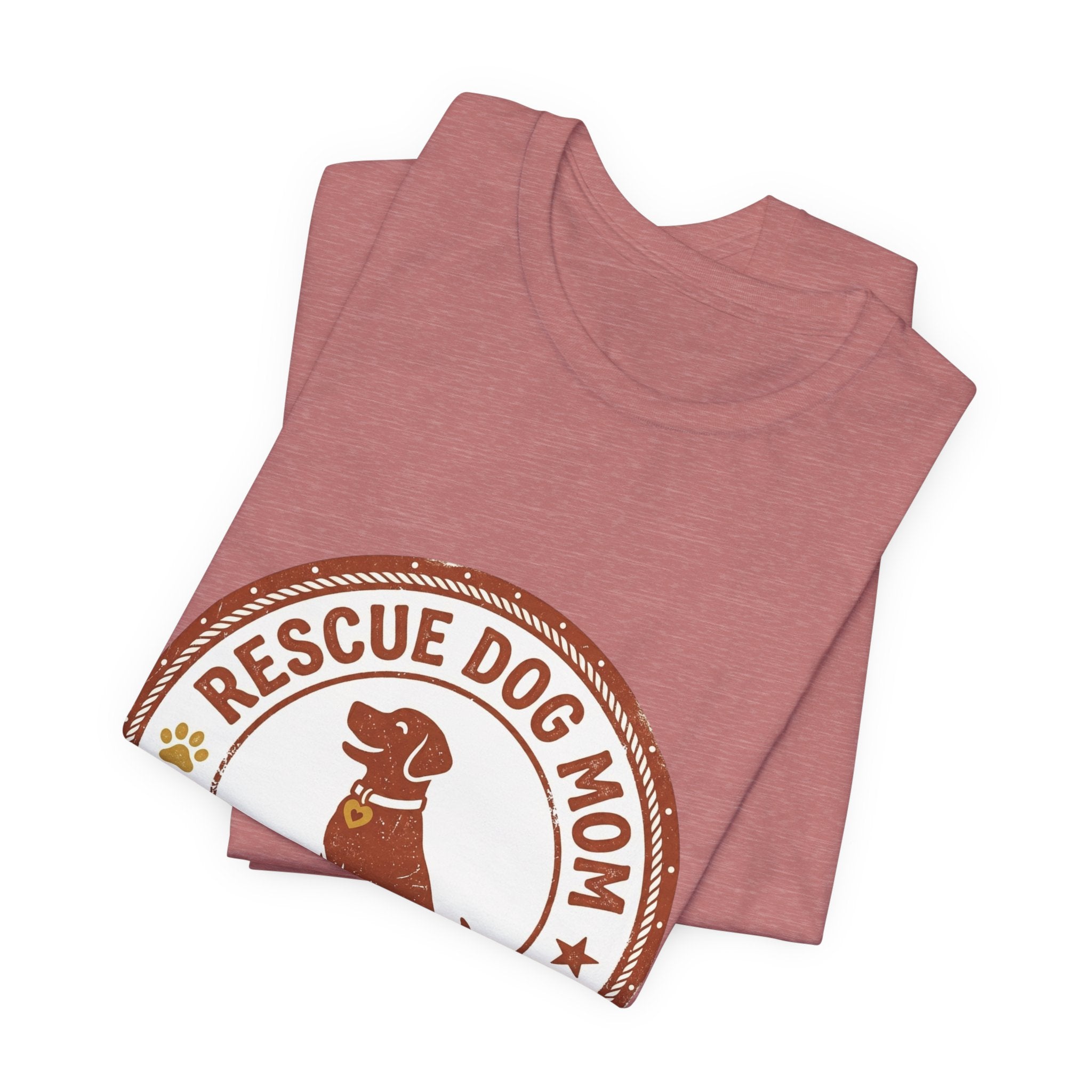 Rescue Dog Mom Tee | rescue pride, fur baby shirt
