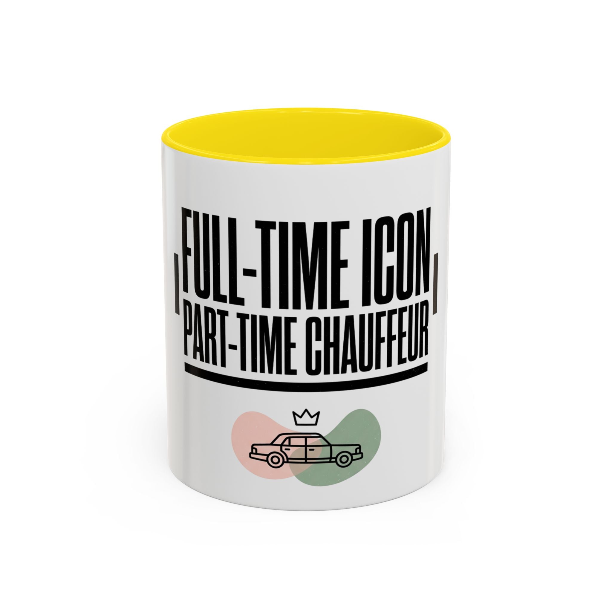 Full-Time Icon, Part-Time Chauffeur Coffee Mug – Funny Driver Gift
