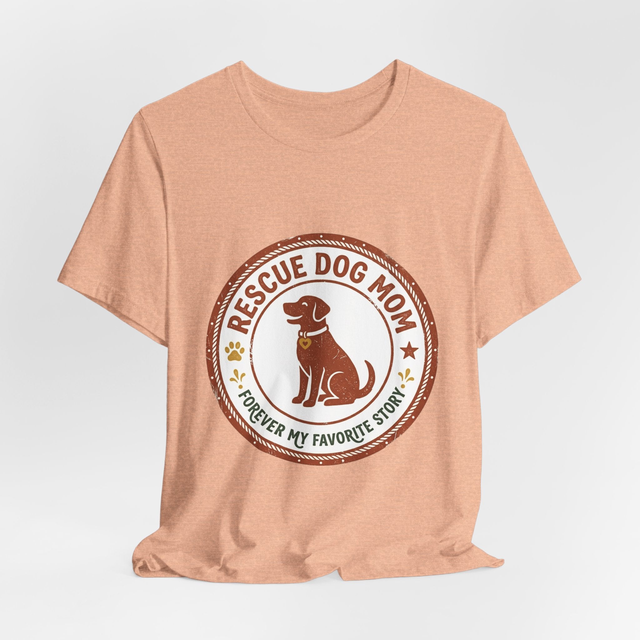 Rescue Dog Mom Tee | rescue pride, fur baby shirt