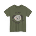 Stay Pawsitive Dog T-Shirt — Cute Positive Pet Tee