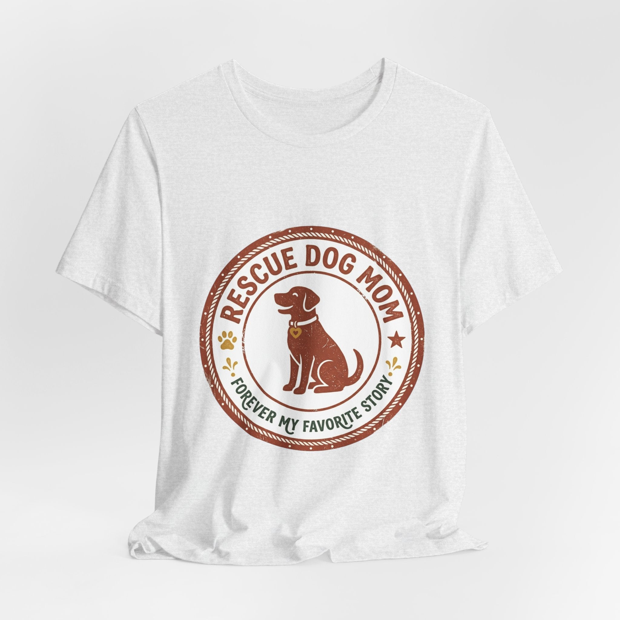 Rescue Dog Mom Tee | rescue pride, fur baby shirt