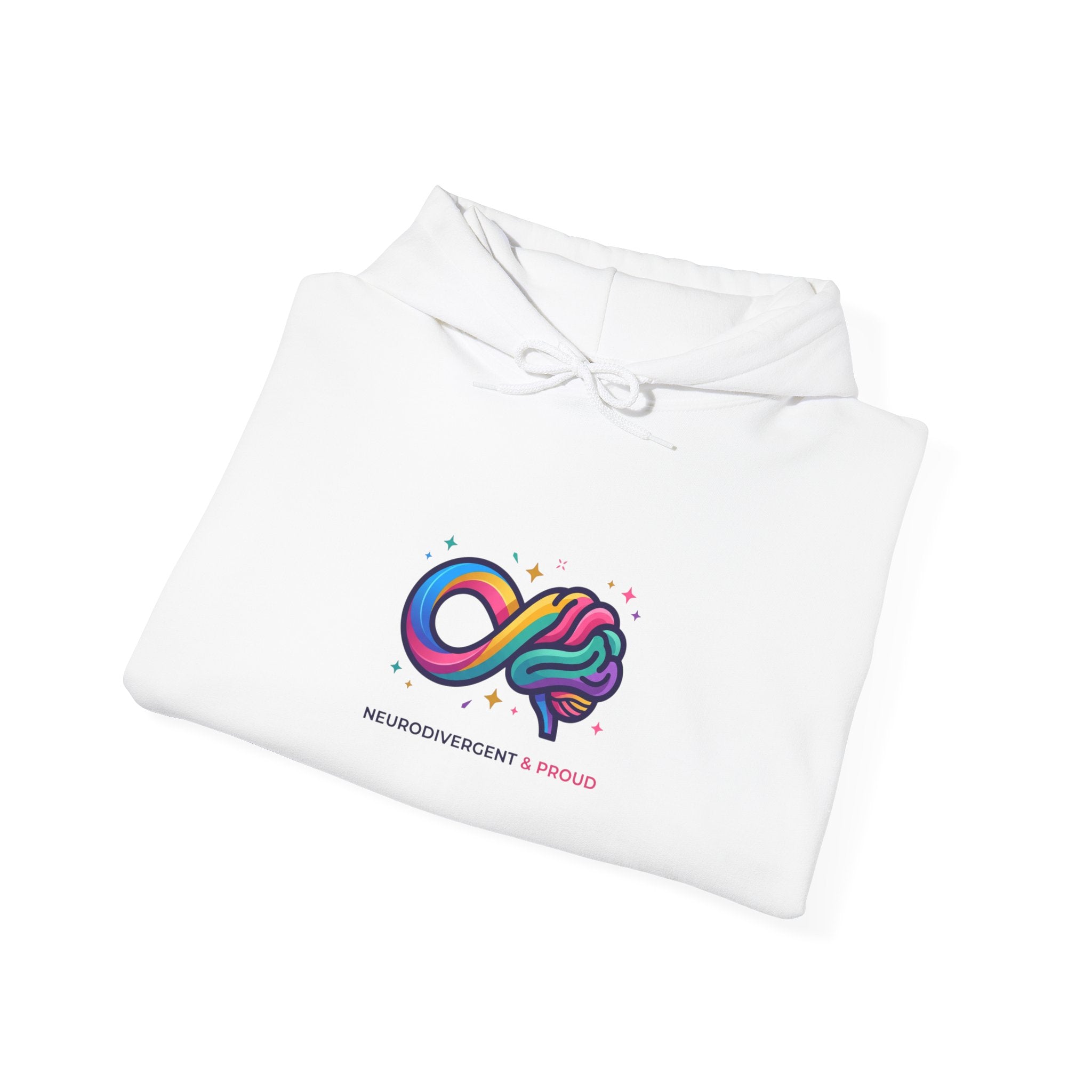 Autistic Pride Infinity Brain Hoodie | neurodiversity, affirming