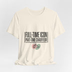 Full-Time Icon Part-Time Chauffeur Tee | minimalist mom shirt, streetwear mom