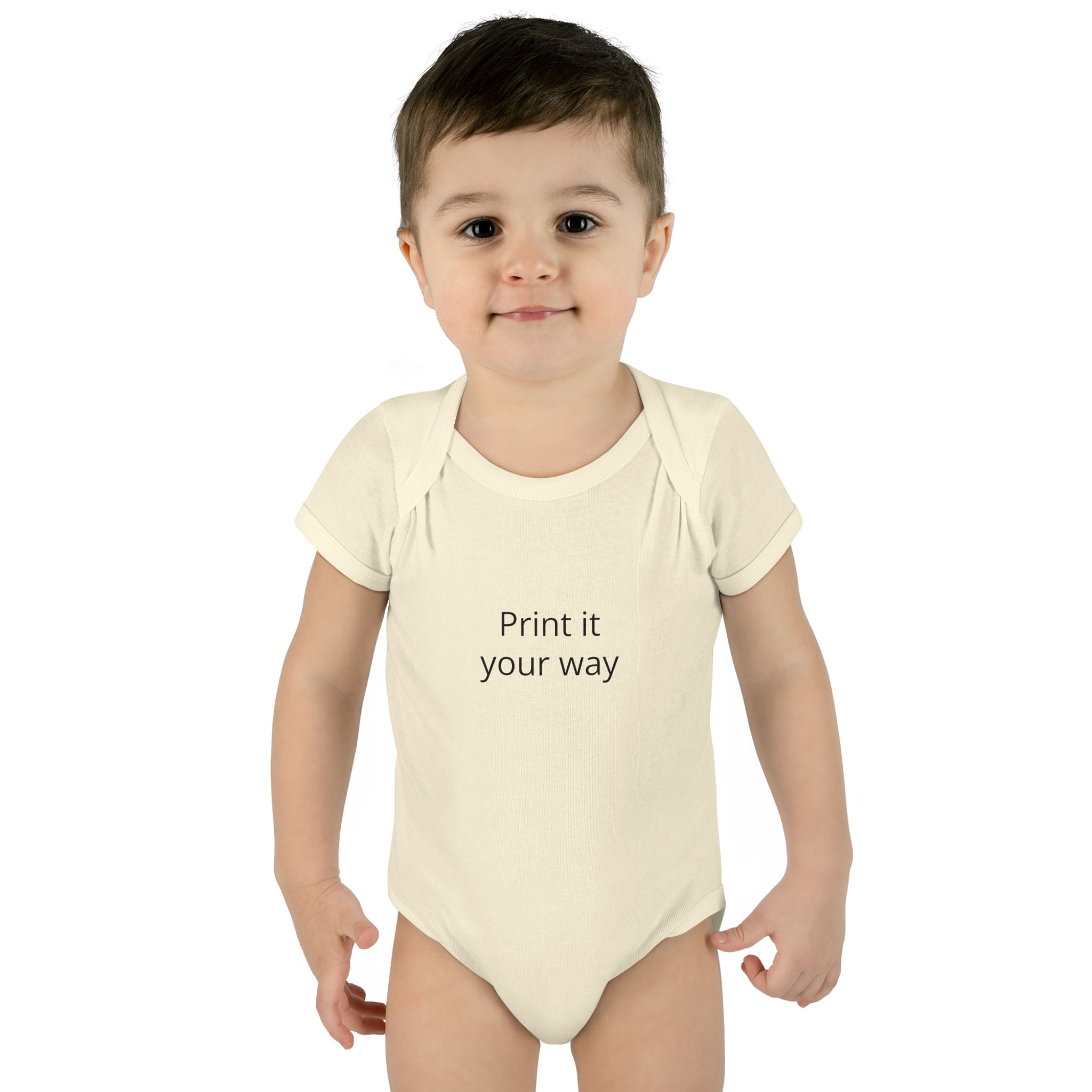 Infant Bodysuit — Customizable Baby One-Piece ("Print it your way")