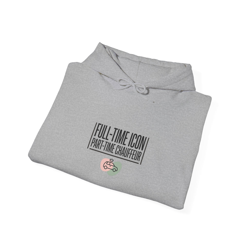 Full-Time Icon Hoodie | minimalist mom life, streetwear mom