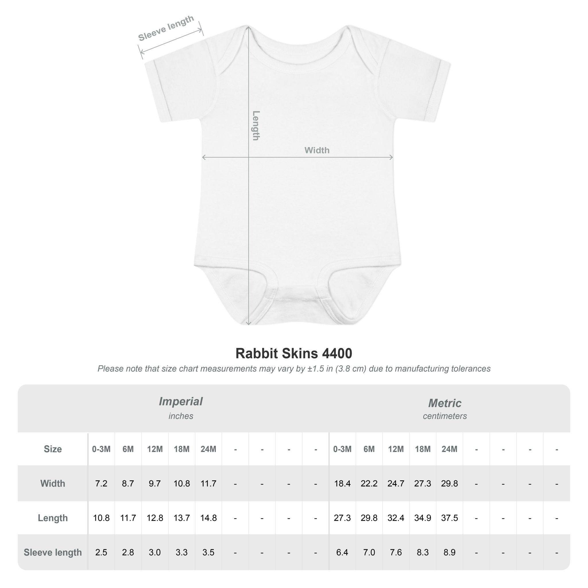 Infant Bodysuit — Customizable Baby One-Piece ("Print it your way")
