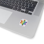 No Hate in My Paint Sticker | queer basketball, pride protest