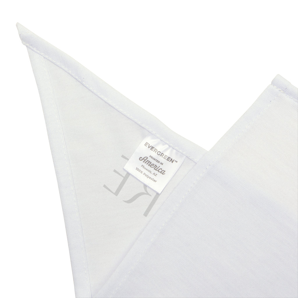 Custom Pet Bandana — Personalized "Your Text Here" Triangle Scarf for Dogs & Cats