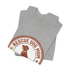 Rescue Dog Mom Tee | rescue pride, fur baby shirt