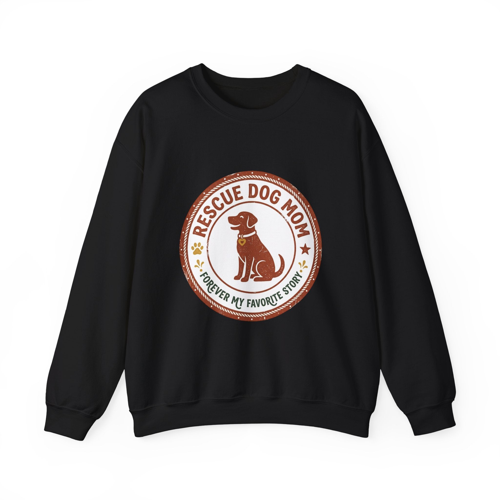 Rescue Dog Mom Crewneck Sweatshirt | rescue pride, fur baby