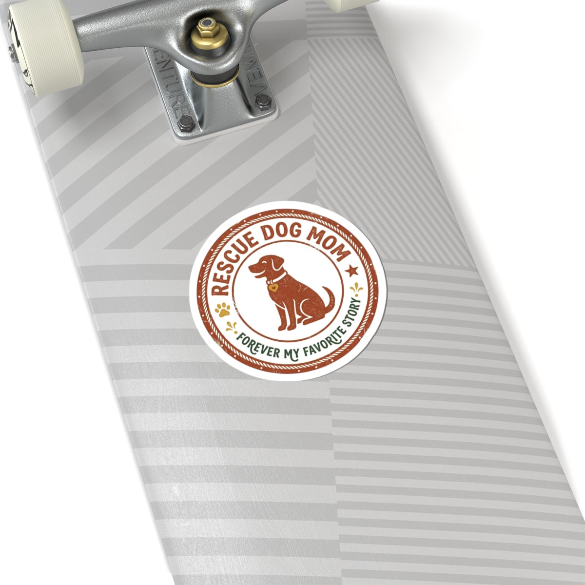 Rescue Dog Mom Sticker | rescue pride, fur baby decal