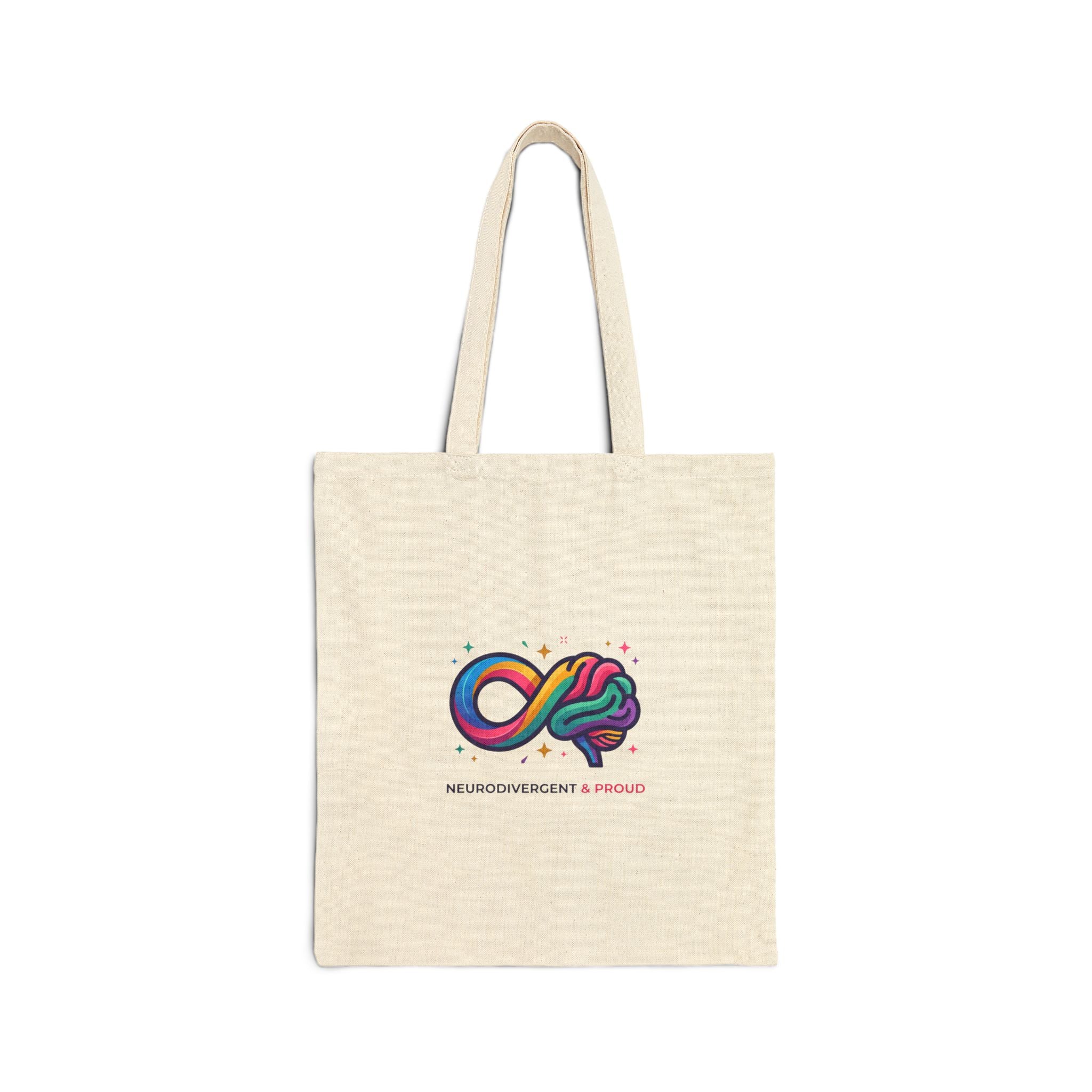 Autistic Pride Neurodiversity Infinity Tote, affirming identity, sensory-friendly